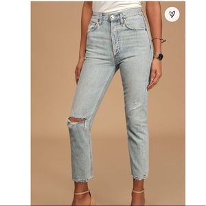 AGOLDE Riley High Rise Straight Crop NWT 29